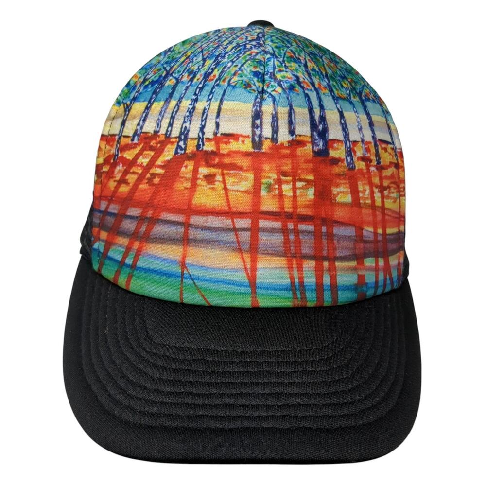 Art 4 All Snapback Trucker Hat Multicolor One Size Adjustable Mesh Back Wyoming